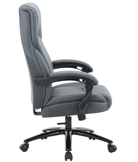 Офисное кресло CHAIRMAN CH415 эко кожа серая в Тамбове - изображение 2