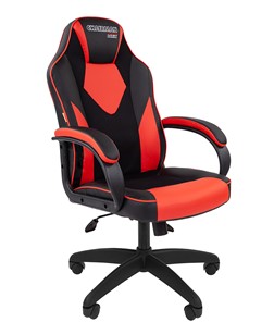 Кресло компьютерное CHAIRMAN GAME 17, цвет черный / красный в Тамбове - предосмотр