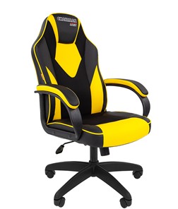 Кресло офисное CHAIRMAN GAME 17, цвет черный /желтый в Тамбове