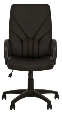 Кресло офисное MANAGER (PL64) экокожа ECO-30, черная в Тамбове - изображение