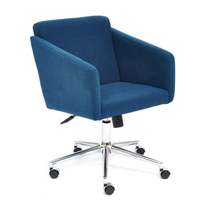 Компьютерное кресло MILAN хром флок, синий, арт.13948 в Тамбове - предосмотр