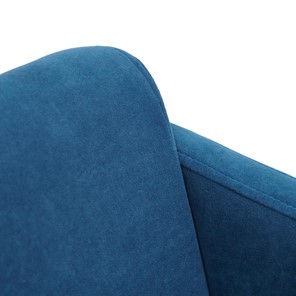 Компьютерное кресло MILAN хром флок, синий, арт.13948 в Тамбове - предосмотр 5