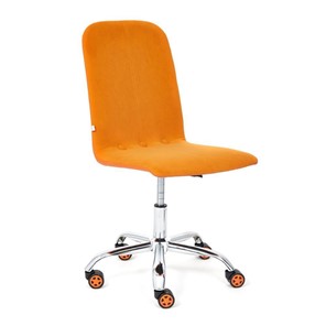 Компьютерное кресло RIO флок/кож/зам, оранжевый/оранжевый, арт.14188 в Тамбове