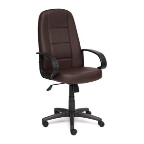 Кресло компьютерное СН747 кож/зам, коричневый, арт.2558 в Тамбове