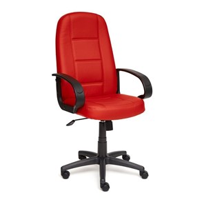 Кресло офисное СН747 кож/зам, красный, арт.7707 в Тамбове