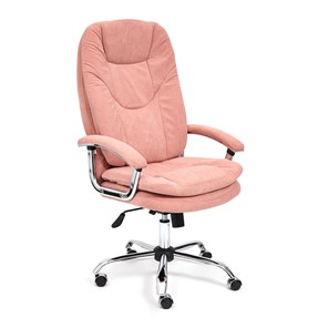 Офисное кресло SOFTY LUX флок, розовый, арт.13952 в Тамбове - предосмотр