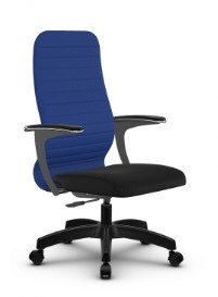 Кресло компьютерное SU-CU160-10P PL синий/черный в Тамбове
