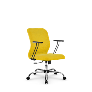 Кресло офисное SU-Mr-4/подл.110/осн.003 желтый в Тамбове