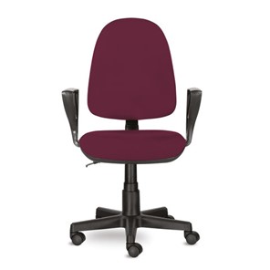 Кресло офисное Brabix Prestige Ergo MG-311 (регулируемая эргономичная спинка, ткань, бордовое) 532422 в Тамбове