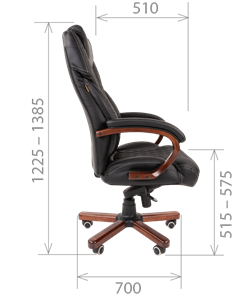 Кресло офисное CHAIRMAN 406, коричневый в Тамбове - предосмотр 5