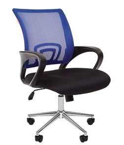 Офисное кресло CHAIRMAN 696 CHROME Сетка TW-05 (синий) в Тамбове
