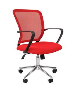Офисное кресло CHAIRMAN 698 CHROME new Сетка TW-69 (красный) в Тамбове