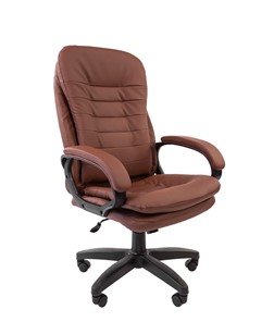 Кресло офисное CHAIRMAN 795 LT, экокожа, цвет коричневый в Тамбове - предосмотр