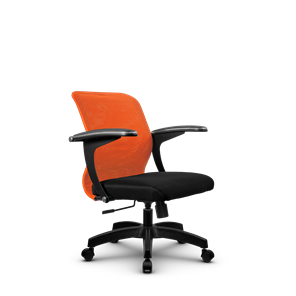 Офисное кресло SU-M-4/подл.160/осн.001, Оранжевый/Черный в Тамбове - предосмотр