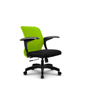Офисное кресло SU-M-4/подл.160/осн.001, Зеленый/Черный в Тамбове - предосмотр