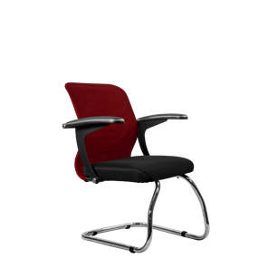 Офисный стул SU-M-4/подл.160/осн.007, Бордовый/Черный в Тамбове