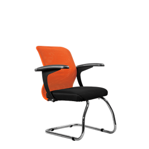 Офисный стул SU-M-4/подл.160/осн.007, Оранжевый/Черный в Тамбове - предосмотр 1