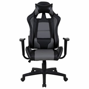 Компьютерное кресло Brabix GT Racer GM-100 (две подушки, экокожа, черное/серое) 531926 в Тамбове - предосмотр