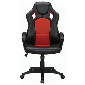 Офисное кресло Brabix Rider EX-544 (экокожа черная/ткань красная) 531583 в Тамбове