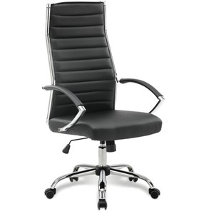 Кресло Brabix Style EX-528 (экокожа, хром, черное) 531947 в Тамбове