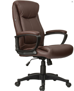 Офисное кресло BRABIX "Enter EX-511", экокожа, коричневое, 531163 в Тамбове - предосмотр