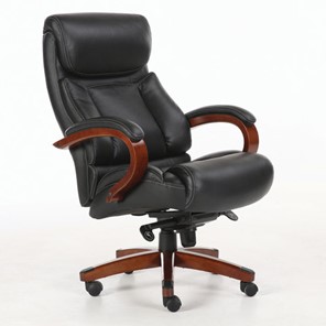 Кресло офисное Brabix Premium Infinity EX-707 (дерево, натуральная кожа, черное) 531826 в Тамбове