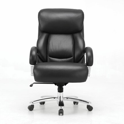 Компьютерное кресло Brabix Premium Pride HD-100 (натуральная кожа, черное) 531940 в Тамбове - изображение