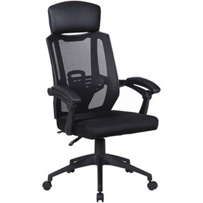 Кресло офисное Brabix Nexus ER-401 (с подлокотниками, черное) 531835 в Тамбове
