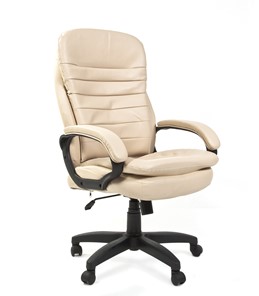 Офисное кресло CHAIRMAN 795 LT, экокожа, цвет светло бежевый canvas в Тамбове - предосмотр