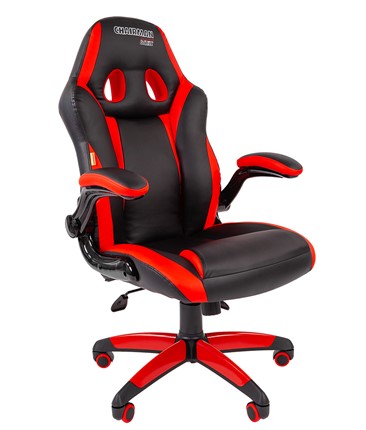 Кресло CHAIRMAN GAME 15, цвет черный / красный в Тамбове - изображение