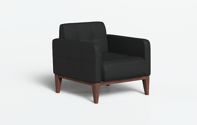 Офисное кресло Норд, черное в Тамбове - изображение 1