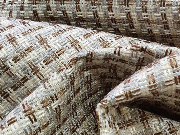 Угловой диван с оттоманкой Амстердам Лайт, Корфу 02 (рогожка) в Тамбове - изображение 10