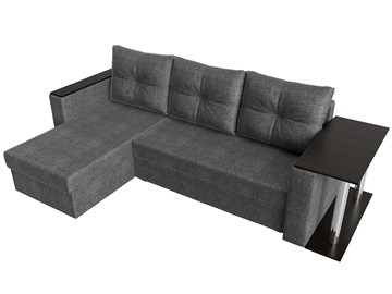 Угловой диван с оттоманкой Атланта Лайт, Серый (рогожка) в Тамбове - предосмотр 3