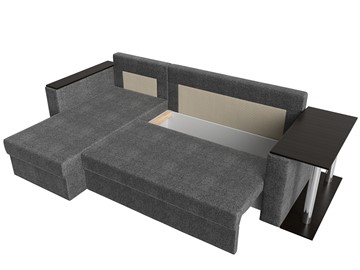 Угловой диван с оттоманкой Атланта Лайт, Серый (рогожка) в Тамбове - предосмотр 4