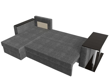 Угловой диван с оттоманкой Атланта Лайт, Серый (рогожка) в Тамбове - предосмотр 5
