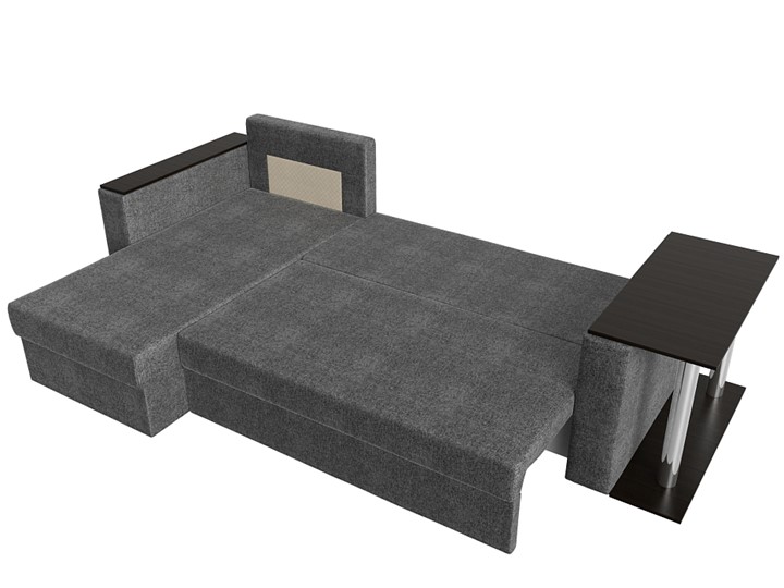 Угловой диван с оттоманкой Атланта Лайт, Серый (рогожка) в Тамбове - изображение 5