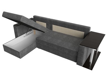 Угловой диван с оттоманкой Атланта Лайт, Серый (рогожка) в Тамбове - предосмотр 6