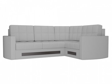 Угловой диван для гостиной Белла, Белый (экокожа) в Тамбове
