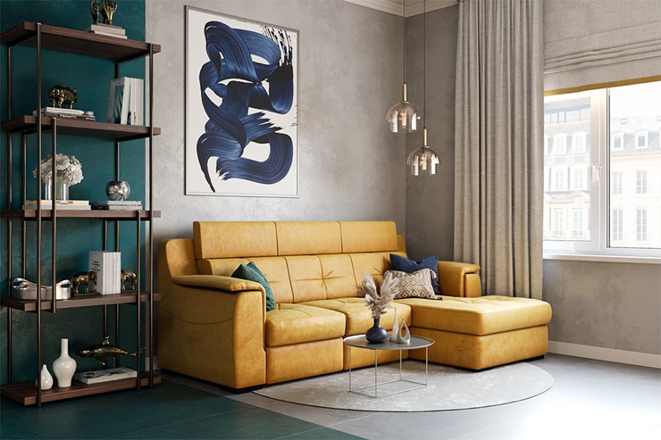 Угловой диван Бруклин с оттоманкой в Тамбове - изображение 8