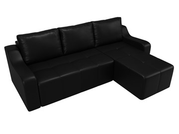Угловой диван для гостиной Элида, Черный (экокожа) в Тамбове - предосмотр 5