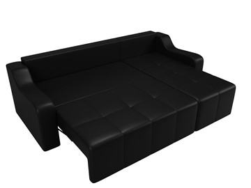 Угловой диван для гостиной Элида, Черный (экокожа) в Тамбове - предосмотр 7