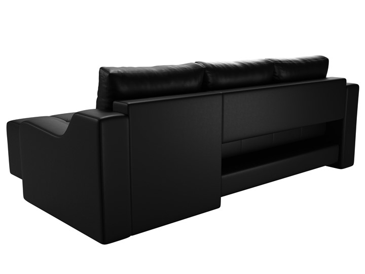 Угловой диван для гостиной Элида, Черный (экокожа) в Тамбове - изображение 8