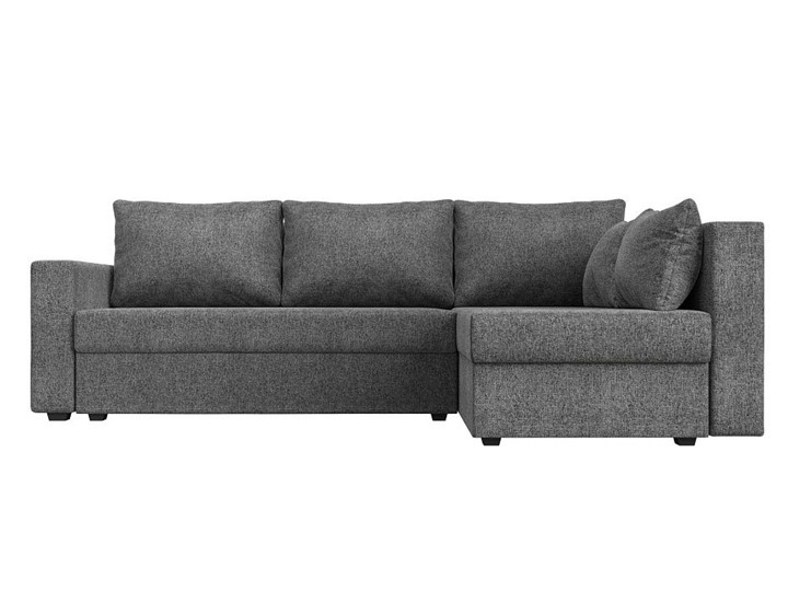 Угловой раскладной диван Мансберг, Серый (Рогожка) в Тамбове - изображение 8