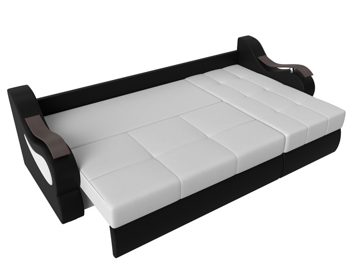 Угловой диван Меркурий, Белый/черный (экокожа) в Тамбове - изображение 5