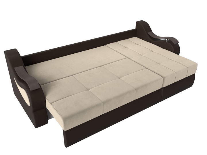 Угловой диван Меркурий, Бежевый/коричневый (вельвет/экокожа) в Тамбове - изображение 5