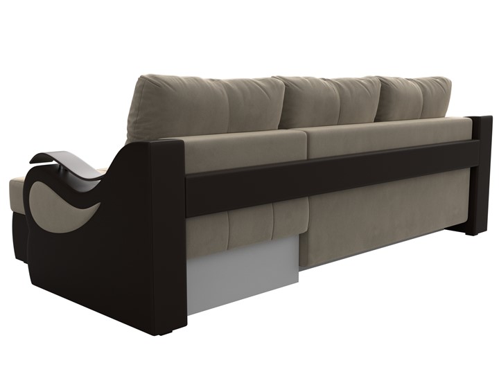 Угловой диван Меркурий, Бежевый/коричневый (вельвет/экокожа) в Тамбове - изображение 7