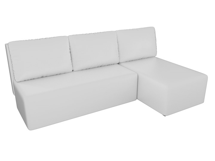 Угловой диван Поло, Белый (экокожа) в Тамбове - изображение 3