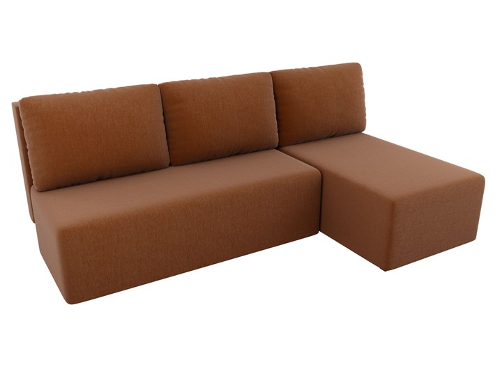 Угловой диван Поло, Коричневый (рогожка) в Тамбове - изображение 3