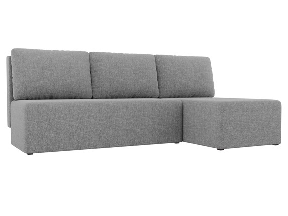Угловой диван Поло, Серый (рогожка) в Тамбове - изображение
