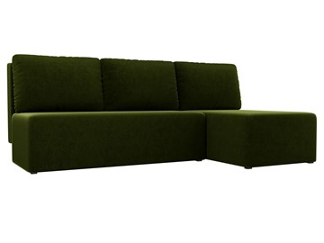 Угловой диван Поло, Зеленый (микровельвет) в Тамбове